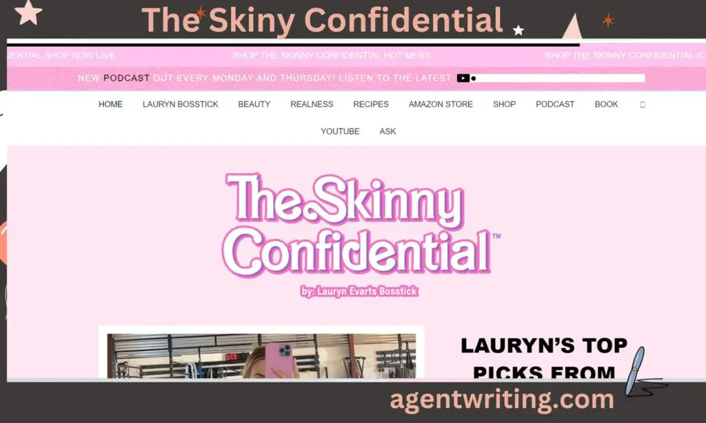 The Skinny Confidential blog homepage