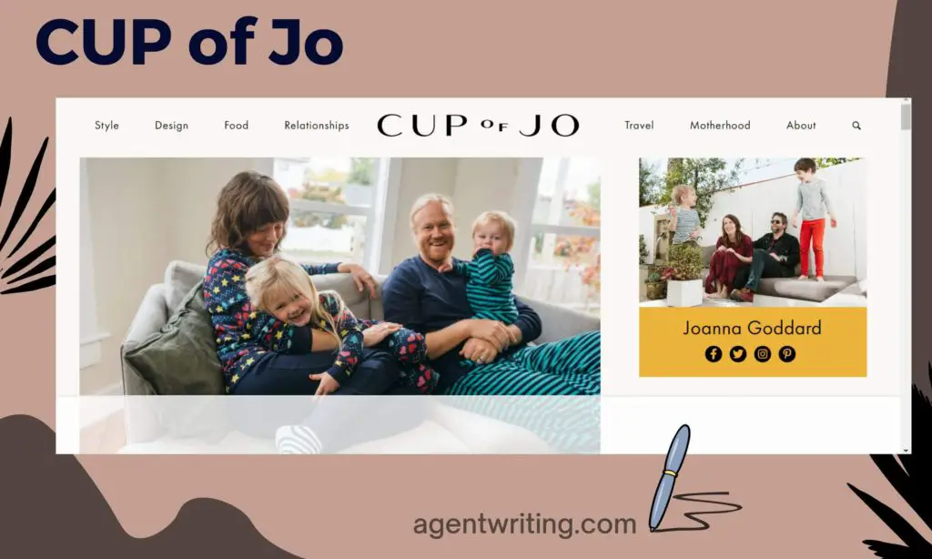 Cup of Jo Home page