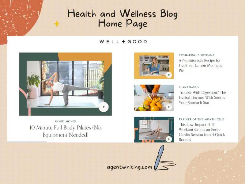 Health and Wellness Home Page