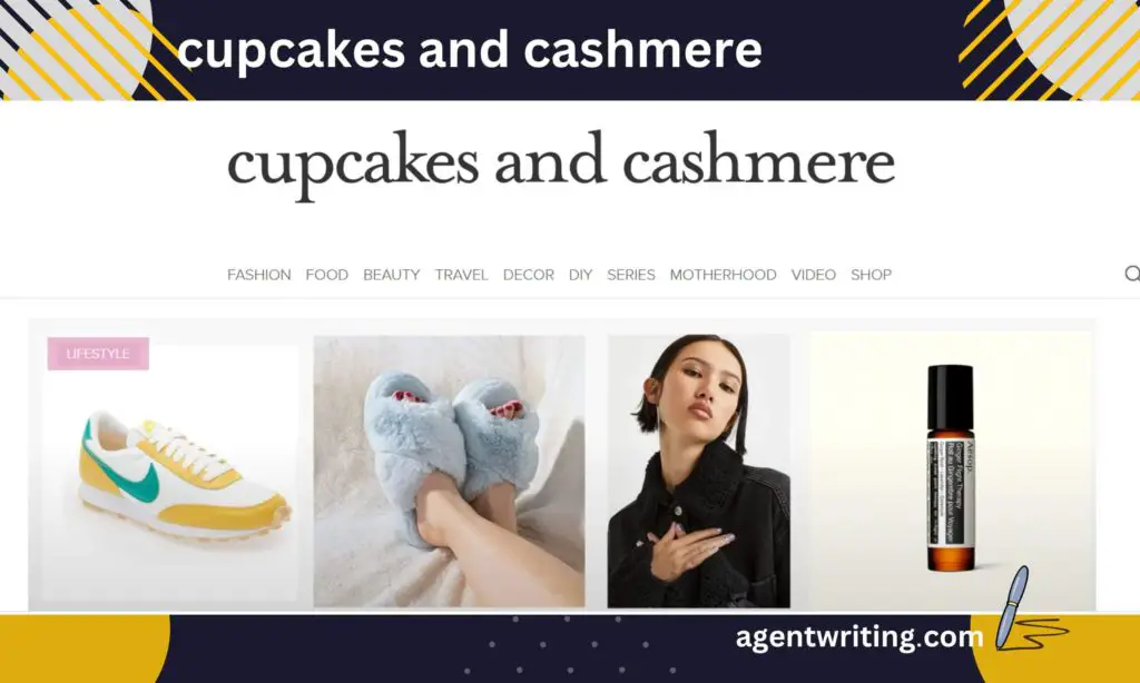 Cupcakes and cashmere blog homepage