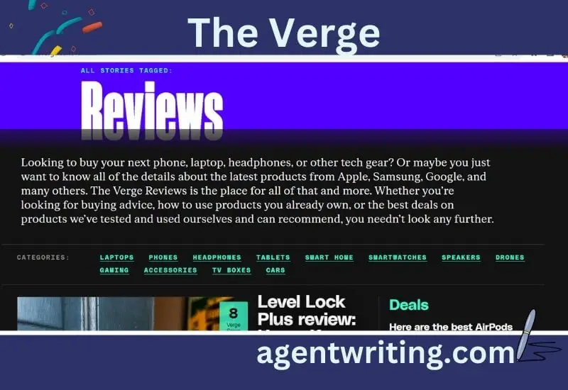 TheVerge home page