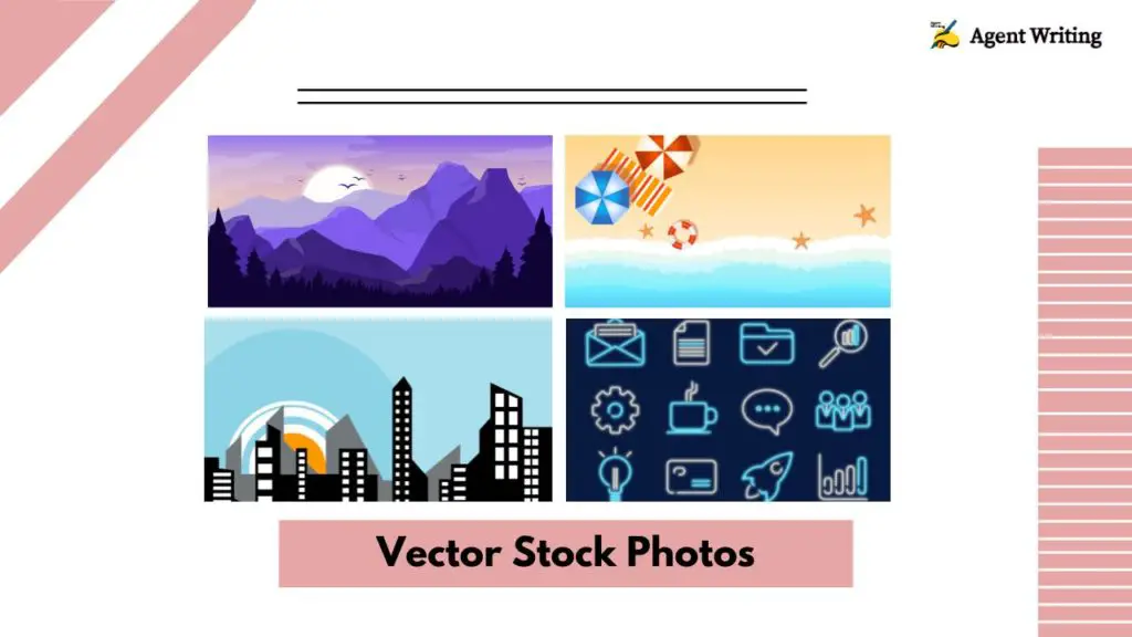 Example of vector stock photos
