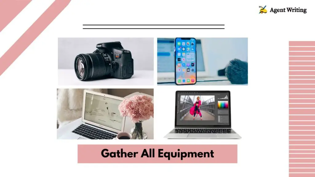Gather all equipment to start your stock photo business