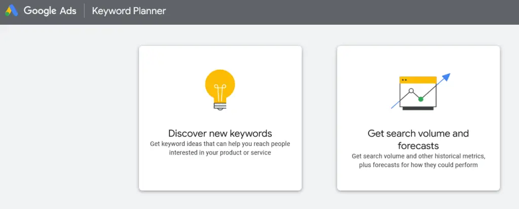 Google Keyword Planner 