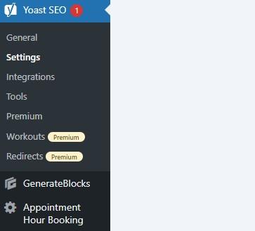 If you are using Yoast, go to the settings. 