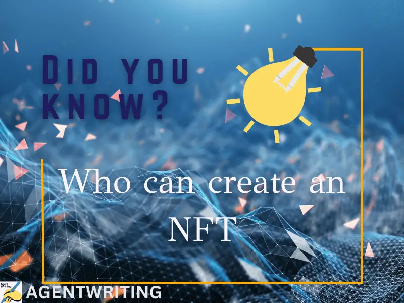  Who can create an NFT