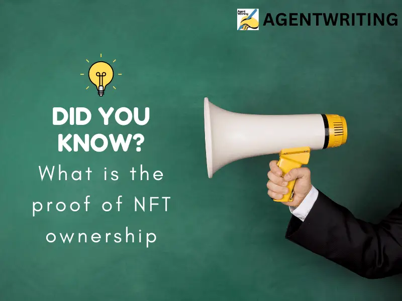 What is the proof of NFT ownership