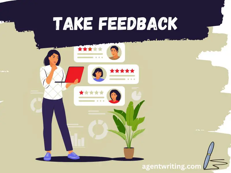 Taking feedback to improve blog for blog valuation