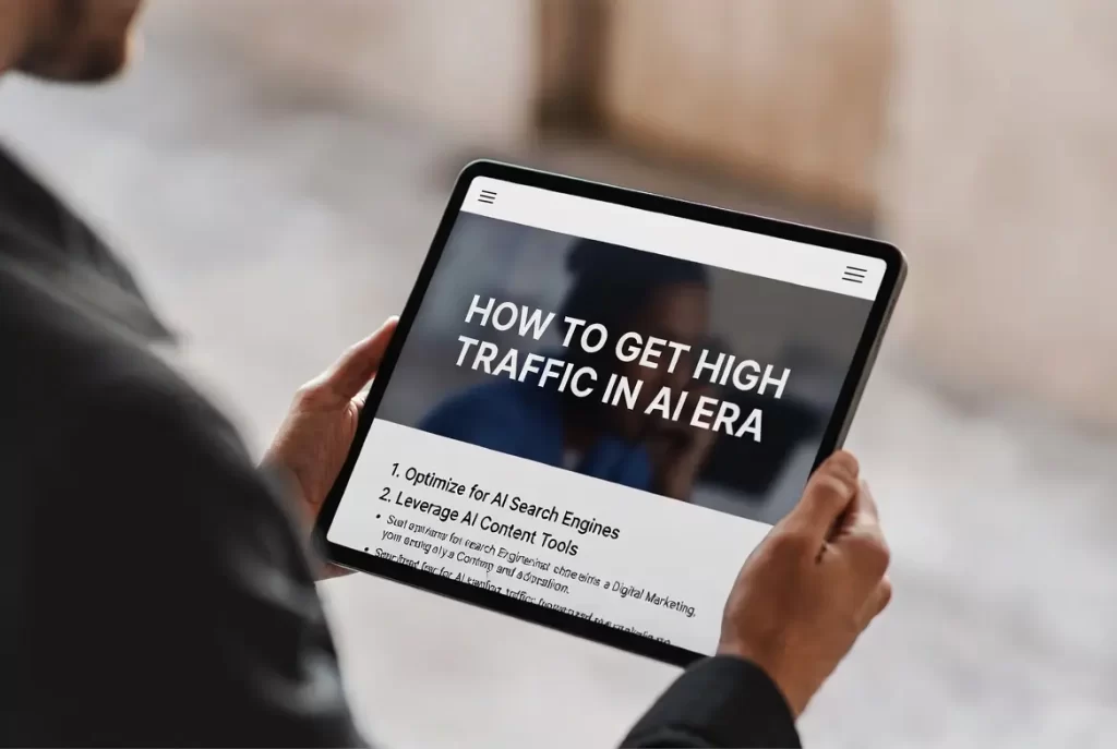 How to get traffic in ai era